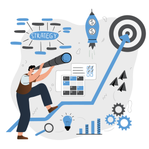 digital marketing strategies for business concept image