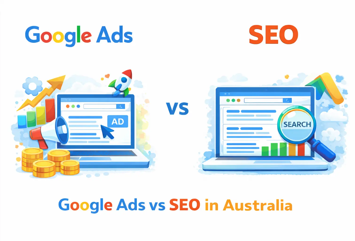 Google Ads vs Seo in Australia